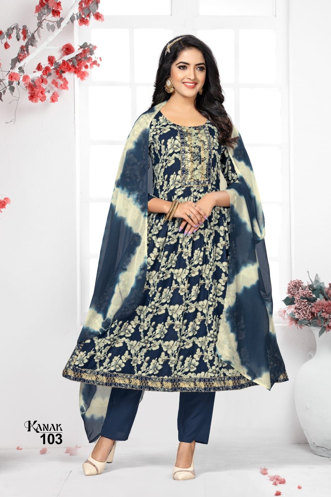 Hirwa Kanak Rayon Kurti With Bottom Dupatta Catalog
